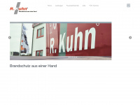 kuhn-brandschutz.de Webseite Vorschau