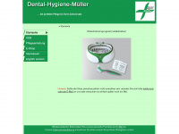 dental-hygiene-mueller.de Webseite Vorschau