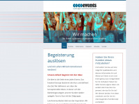 coco-events.de Webseite Vorschau