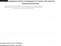 evangelische-kirche-koenigstein.de Webseite Vorschau