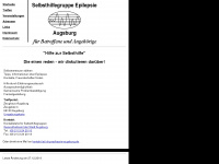 shg-epilepsie-augsburg.de Webseite Vorschau