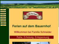 weberhof-flischbach.de Webseite Vorschau