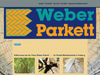 weberparkett.de Webseite Vorschau