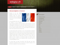 webglaz.ch Webseite Vorschau