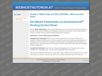webhostautorun.at Webseite Vorschau