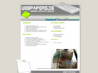 webpapers.de Webseite Vorschau