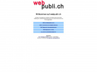 webpubli.ch Webseite Vorschau