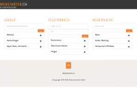 webstarter.ch Webseite Vorschau