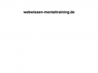 webwissen-mentaltraining.de Webseite Vorschau