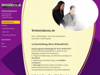 webwicklerin.de Webseite Vorschau
