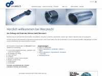 wecotech.ch Webseite Vorschau