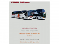 wedam-bus.de Webseite Vorschau