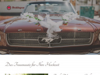 weddingcar.at Webseite Vorschau