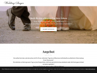 weddingsinger.ch Webseite Vorschau