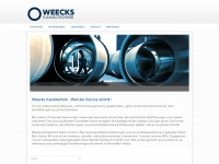 weecks-kanaltechnik.de Webseite Vorschau