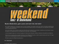 weekend-band.de Webseite Vorschau