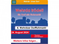 wehrda.de Webseite Vorschau