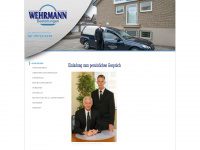 wehrmann-bestattungen.de Webseite Vorschau
