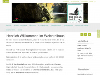 weichtalhaus.at Webseite Vorschau