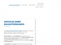 weickum-bau.de Webseite Vorschau