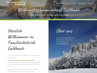 weihnachtsbaum-goldbach.de Webseite Vorschau