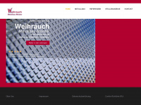 weihrauch-metallbau.de Webseite Vorschau