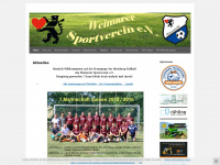 weimarersv-fussball.de Webseite Vorschau