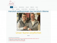 wein-fuerst.ch Webseite Vorschau