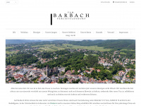 weinbau-barbach.at Webseite Vorschau