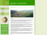 weinbau-christoph.de Webseite Vorschau