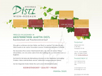 weinbau-distl.at Webseite Vorschau