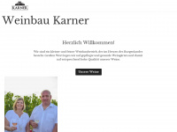weinbau-karner.at Webseite Vorschau
