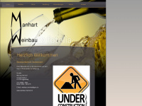 weinbau-manhart.at Webseite Vorschau