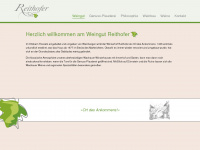 weinbau-reithofer.at Webseite Vorschau