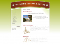 weinbau-pension-keydel.de Webseite Vorschau