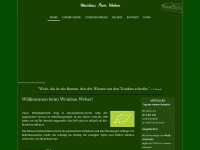 weinbau-weber.at Webseite Vorschau