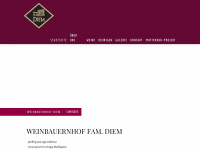 weinbauernhof-diem.at Webseite Vorschau