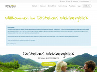 weinbergblick.at Webseite Vorschau
