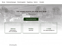 weinbergshof.de Webseite Vorschau