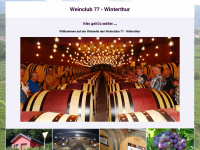 weinclub77.ch Webseite Vorschau