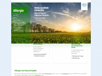 allergie.hexal.de Webseite Vorschau