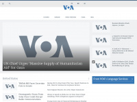 voanews.com Webseite Vorschau