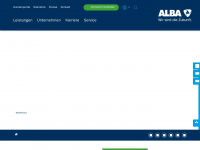alba.info Webseite Vorschau