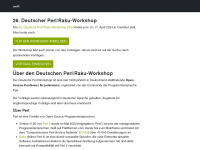perl-workshop.de Webseite Vorschau