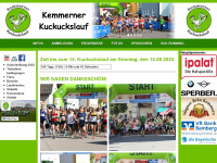 kemmerner-kuckuckslauf.de Webseite Vorschau