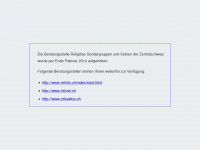 sektenberatung.ch Webseite Vorschau