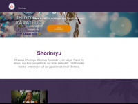 shorinryu.de Webseite Vorschau