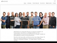 architos.ch Webseite Vorschau