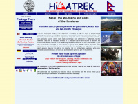himatreknepal.com Webseite Vorschau