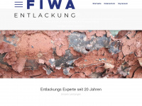 fiwa-entlackung.de Webseite Vorschau